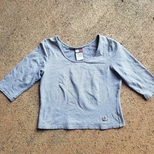 Vintage 90s Tommy Hilfiger 3/4 Sleeve Striped Top